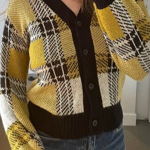 Who What Wear- Clueless “As if” inspired plaid cardigan